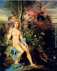 Gustave Moreau Famous Paintings - Apollo and the Nine Muses